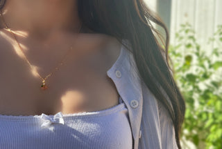 Pink Cherry Babe Necklace