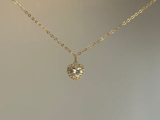 Diana-Diamant-Herz-Halskette