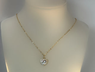 Diana-Diamant-Herz-Halskette