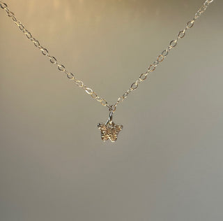 Ann Silver Butterfly Necklace