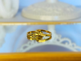Je T'aime Gold Ring